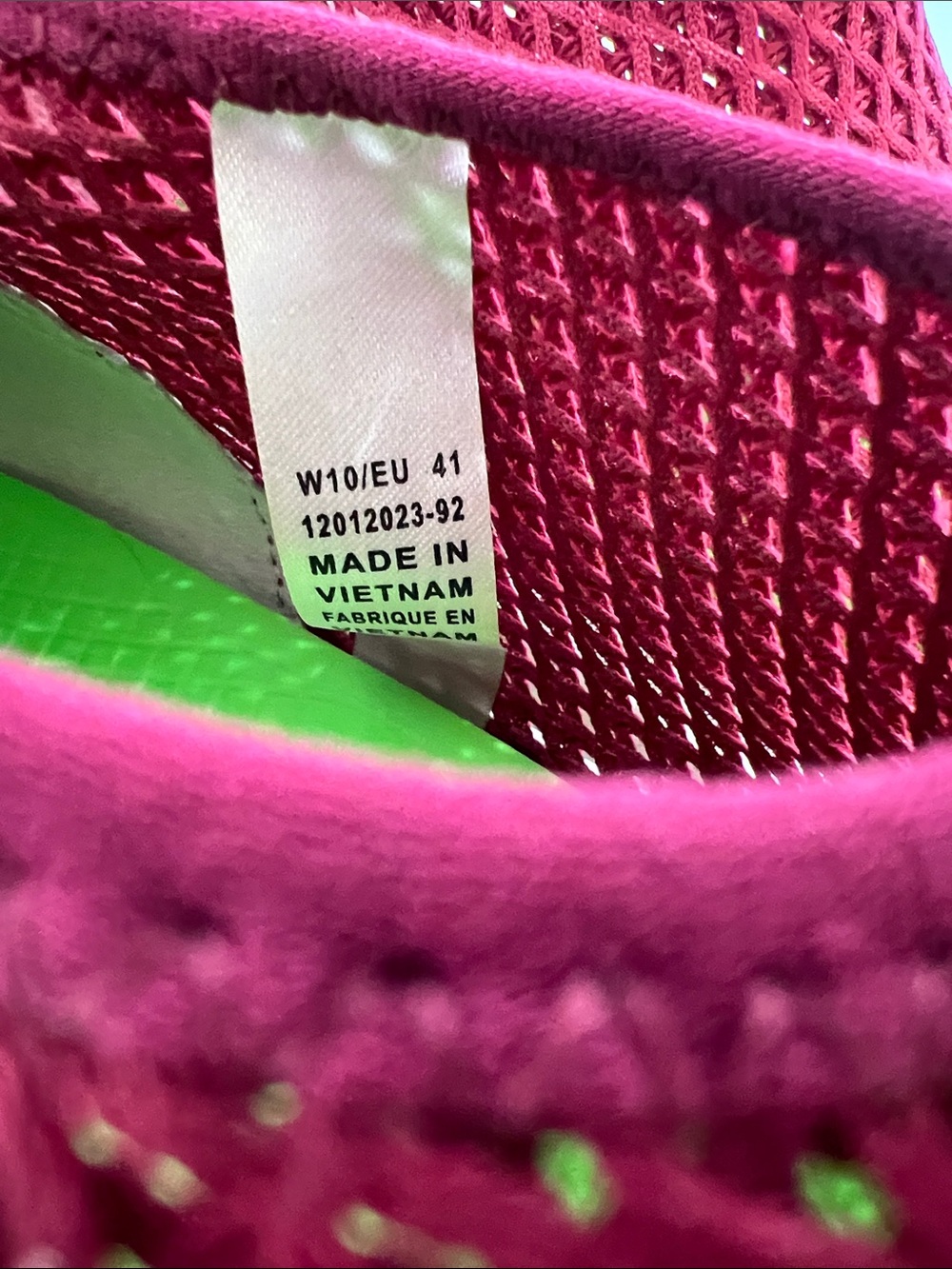 OOFOS OOmega Chukka Recovery Slip On Shoes Rosebud Pink Mesh Women’s Size 10 - Picture 9 of 12